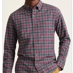 Bonobos Slim Fit Plaid Button-Down Shirt Men’s Large Check 100% Cotton